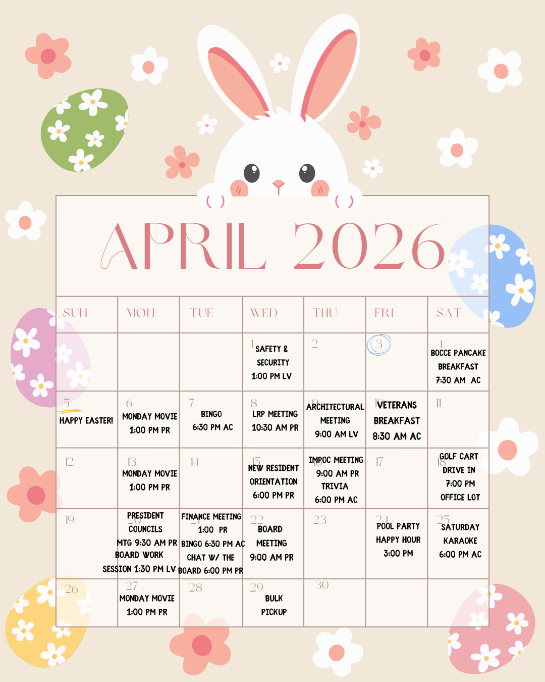 April 2026 Calendar