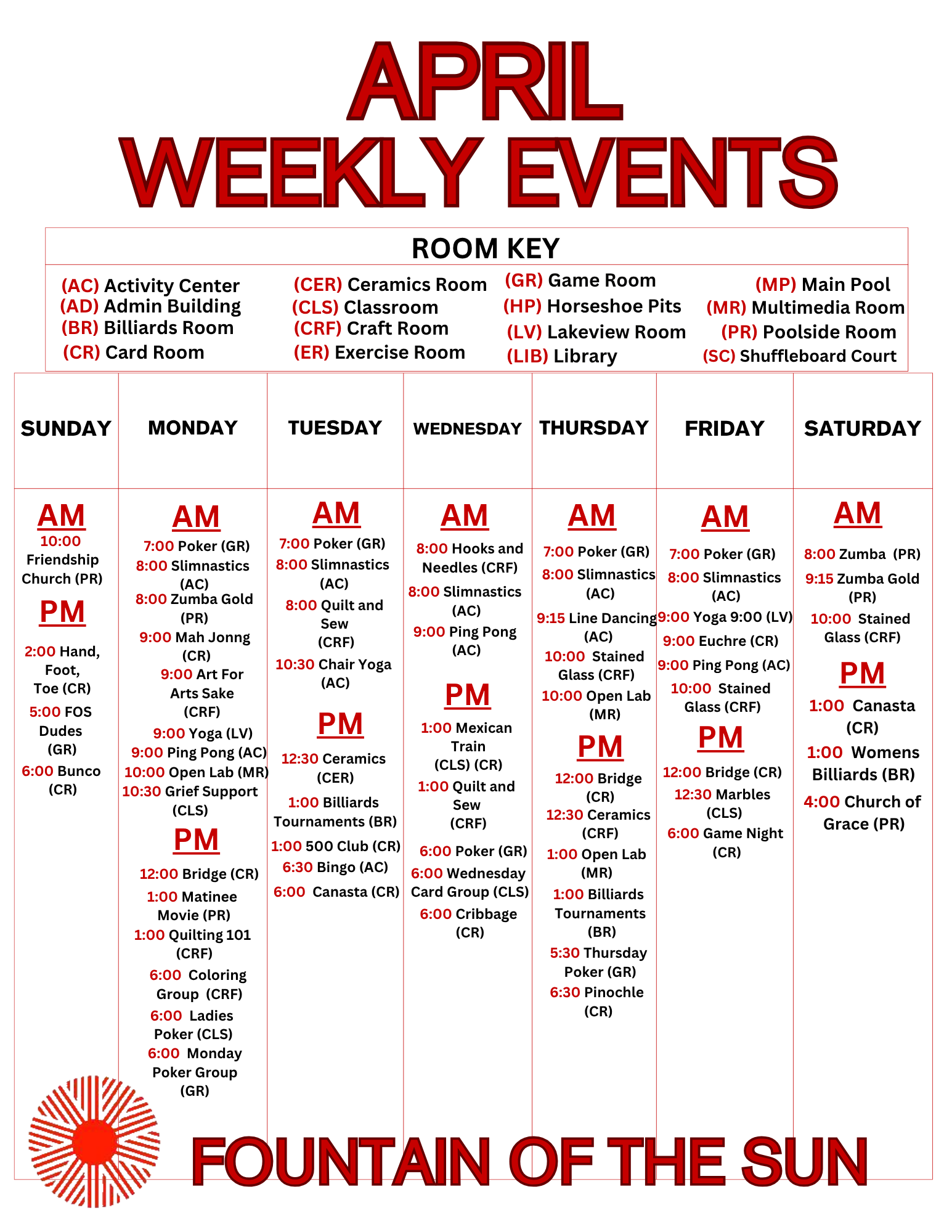Copy of Copy of Red Cream Simple Stripes Weekly Calendar (11 x 8.5 in) (Real Estate Flyer) (1)