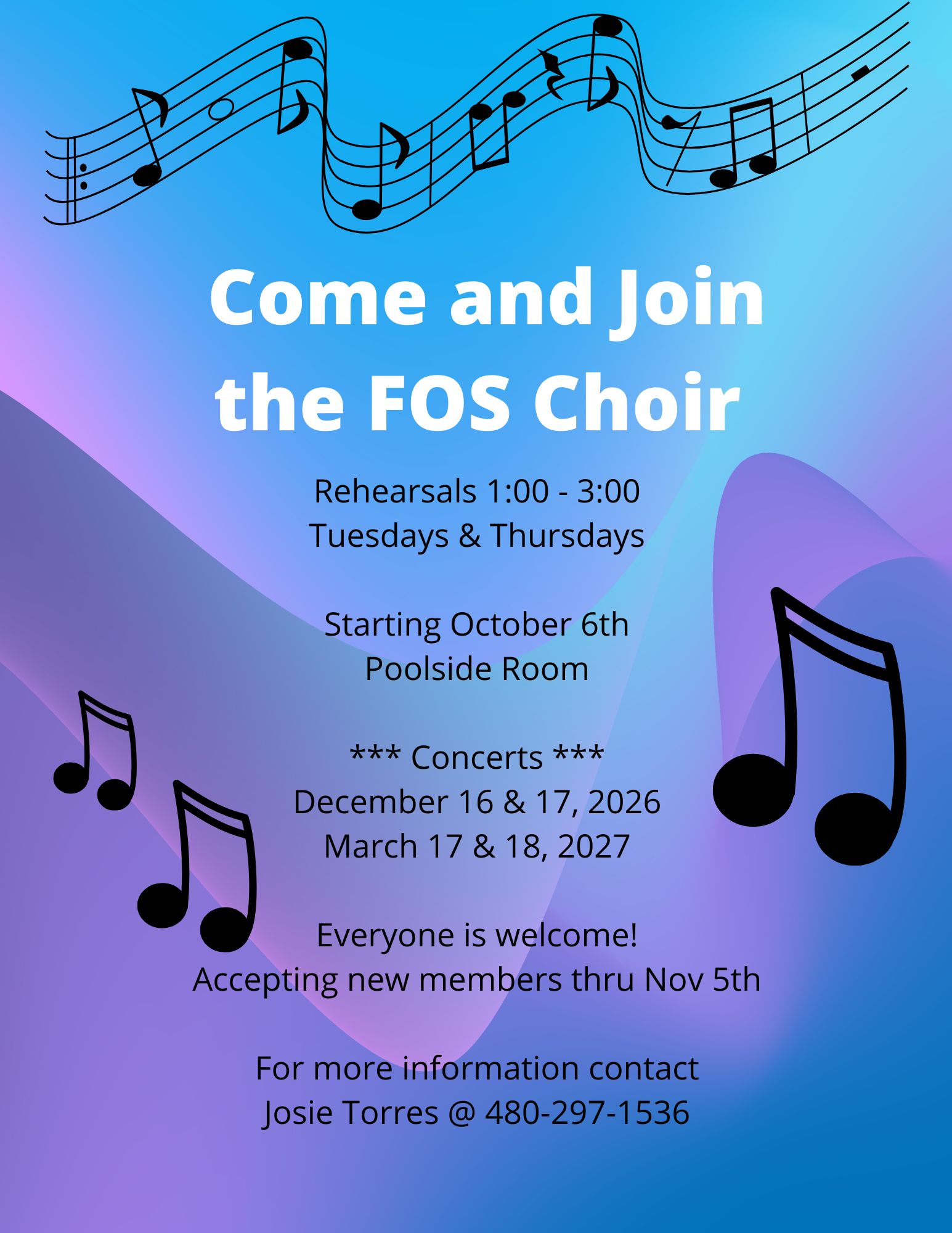 Sing with the FOS Choir