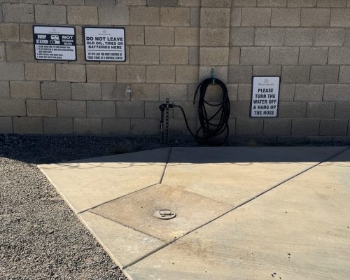 RV Storage Dump Station