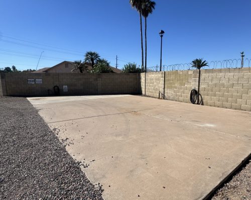 RV Storage Wash Station